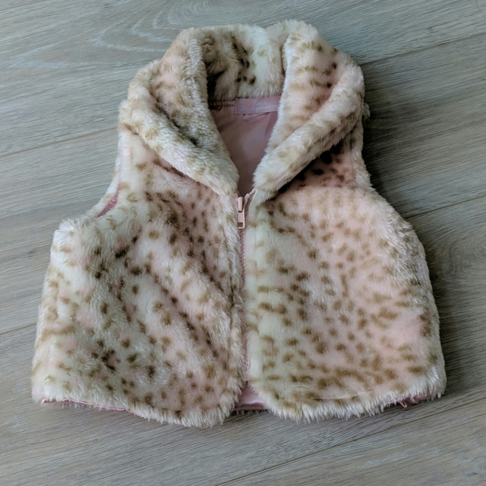 Girls Faux Fur Vest